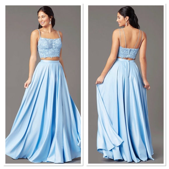 🐘 Long Two Piece Dress - Picture 1 of 5